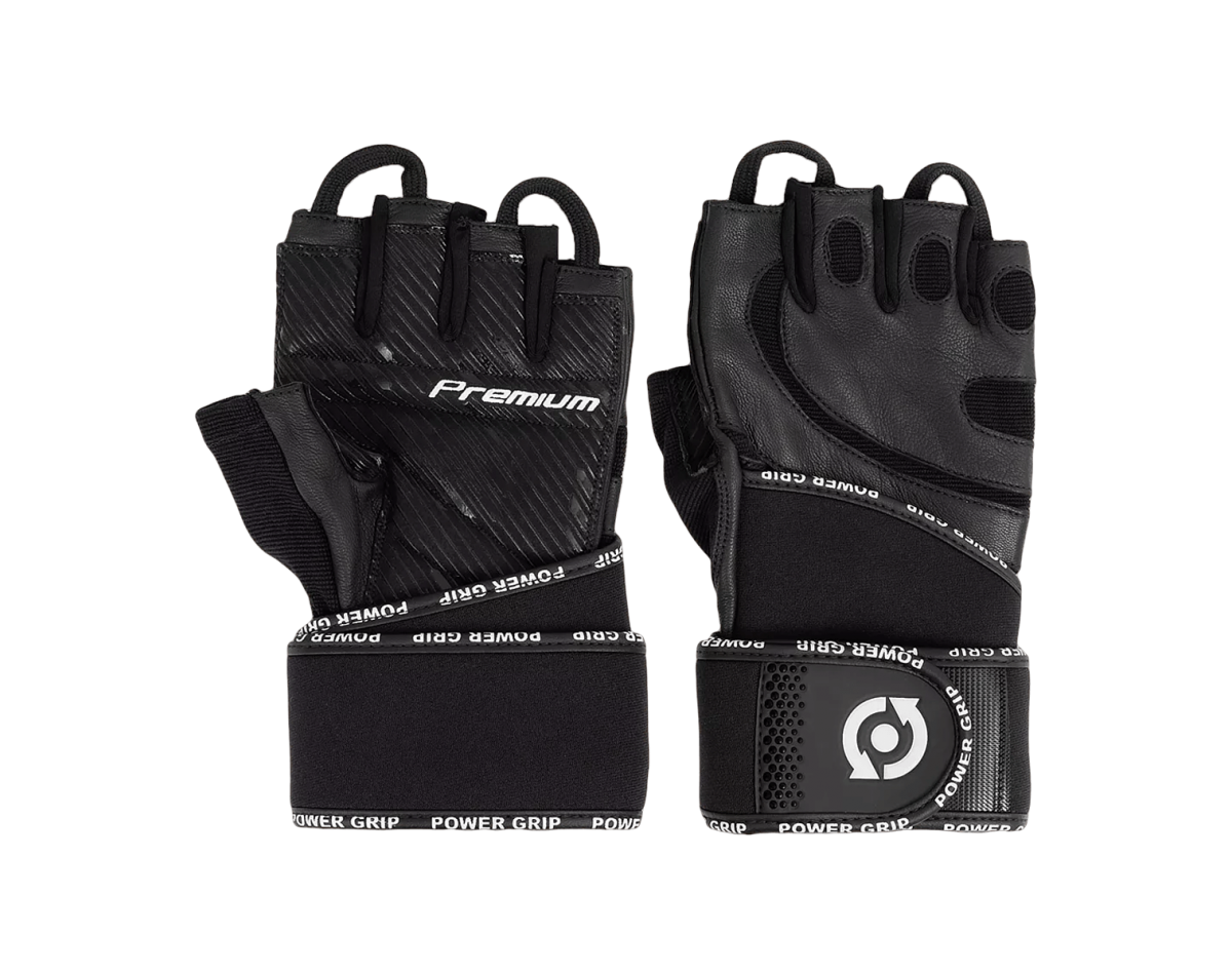Scitec Nutrition MADMAX Leather Gloves with Wrist Wraps