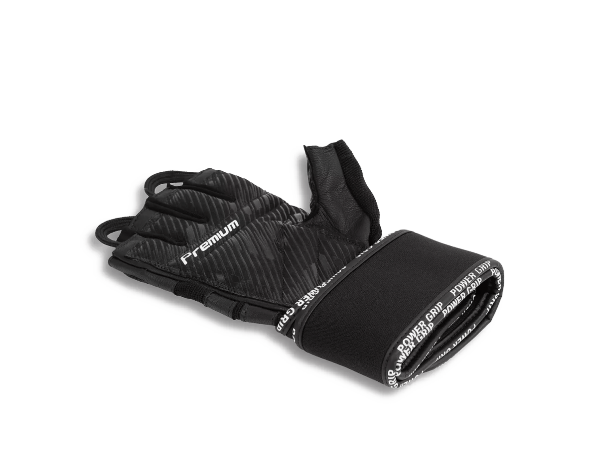 Scitec Nutrition MADMAX Leather Gloves with Wrist Wraps