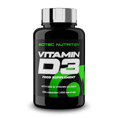 Scitec Nutrition Vitamin D3 250 Caps. Scitec Nutrition Vitamin D3 250 Caps.