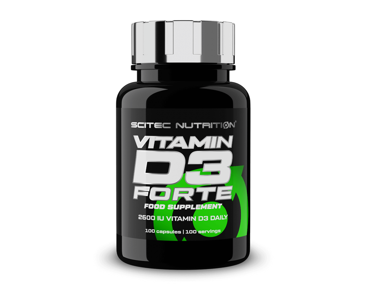 Scitec Nutrition 100% Vitamin D3 Forte 100 Caps Scitec Nutrition 100% Vitamin D3 Forte 100 Caps